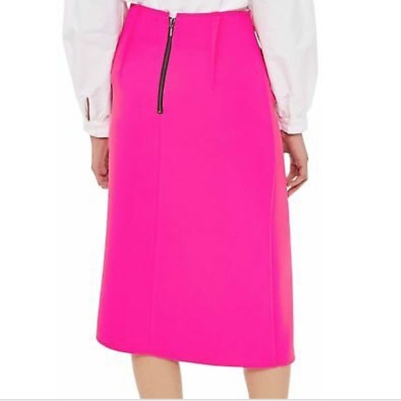 topshop asymmetric pink skirt US2 BNWOT - Picture 2 of 3